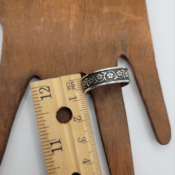 925 Sterling silver band - Picture 4 of 4